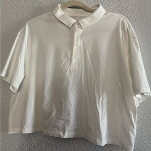 NAT Fabletics White Polo Shirt XL